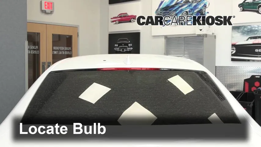 2017 Lexus RC300 3.5L V6 Luces Luz de freno central (reemplazar foco)